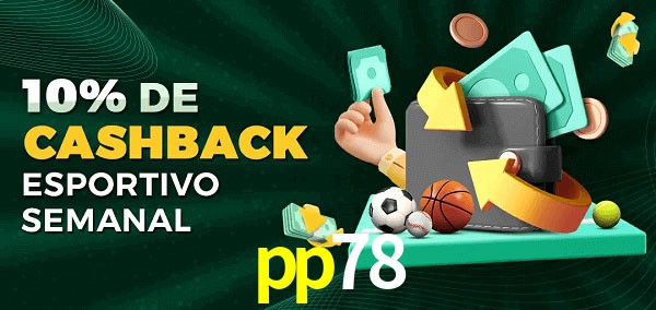 10% de bônus de cashback na pp78