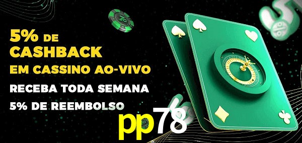 Promoções do cassino ao Vivo pp78